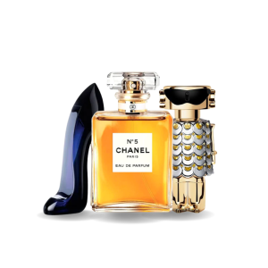 Coffret Glamour Absolu – Good Girl de Carolina Herrera, N°5 de Chanel et Fame de Paco Rabanne [100 ml]
