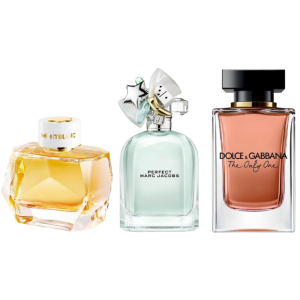 Coffret Raffinement Absolu – Signature Absolue de Montblanc, The Only One de Dolce & Gabbana et Perfect de Marc Jacobs [100 ml]