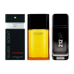 Coffret Mystère Nocturne – Silver Scent, Azzaro et 212 Black [100 ml]