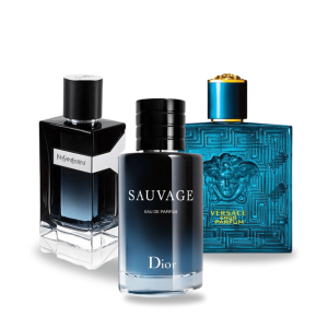 Coffret Séduction Absolue – Y de Yves Saint Laurent, Sauvage de Dior et Versace Eros de Versace [100 ml]